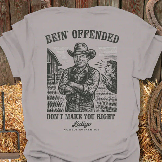Latigo-Cowboy Authentics Ice Grey / S Offended Tee