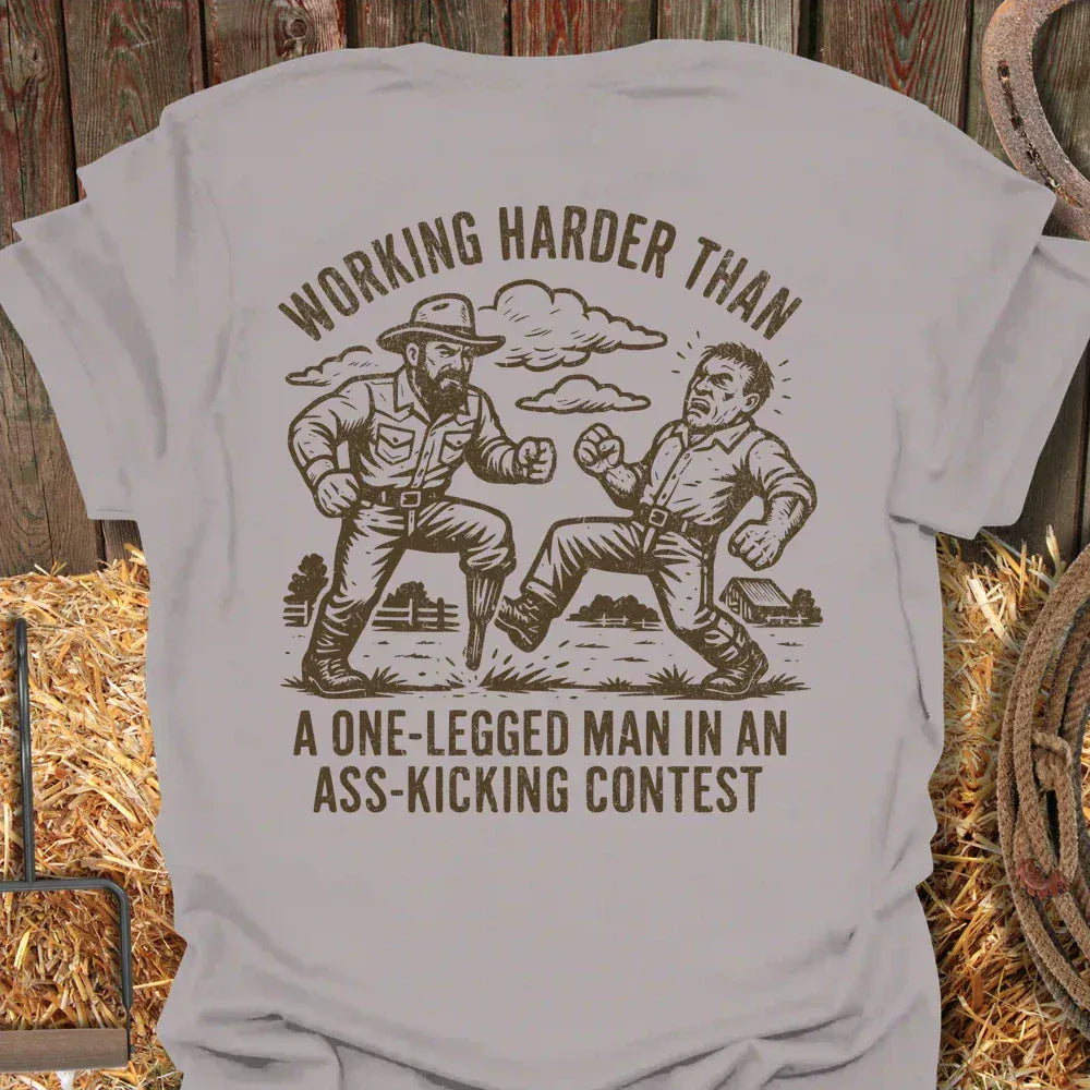 Latigo-Cowboy Authentics Ice Grey / S One Leg Tee