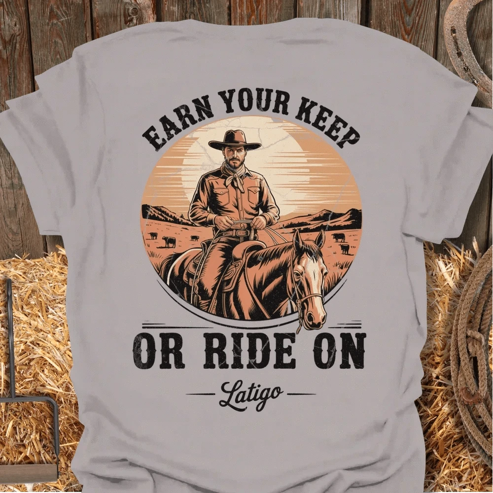 Latigo-Cowboy Authentics Ice Grey / S Ride On