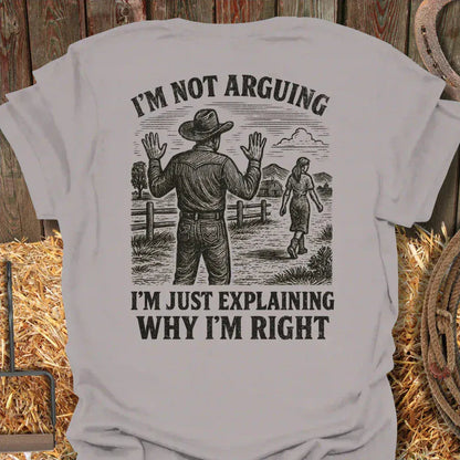 Latigo-Cowboy Authentics Ice Grey / S Right Tee