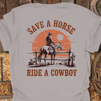 Latigo-Cowboy Authentics Ice Grey / S Save a Horse