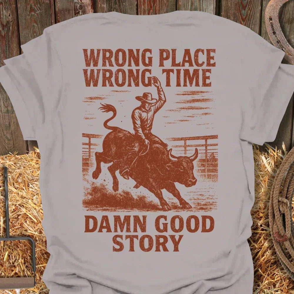 Latigo-Cowboy Authentics Ice Grey / S Story Tee