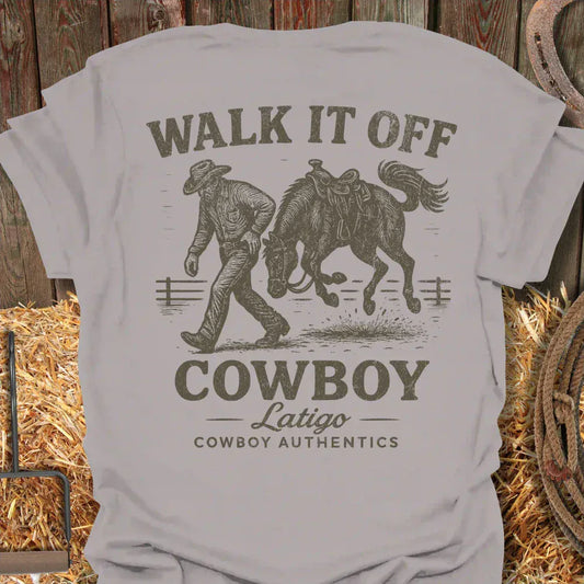 Latigo-Cowboy Authentics Ice Grey / S Walk Tee
