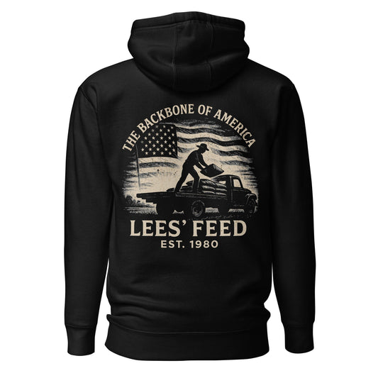 Latigo-Cowboy Authentics Lees' Feed - The Backbone of America Hoodie