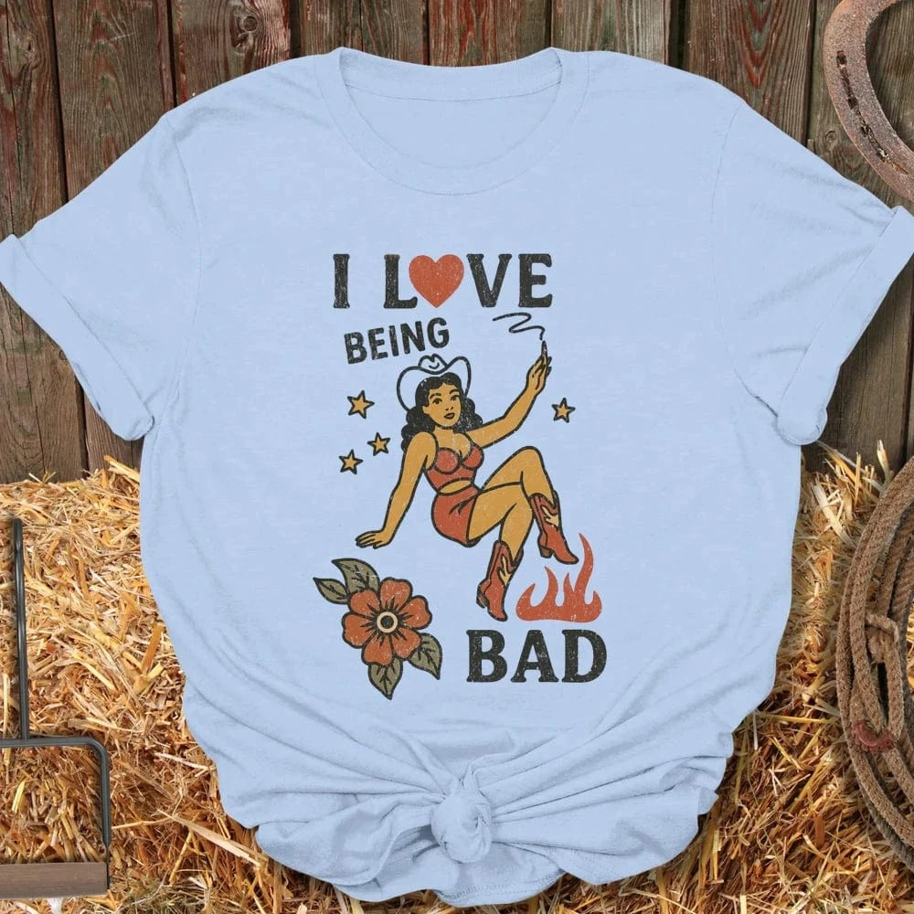 Latigo-Cowboy Authentics Light Blue / S Bad