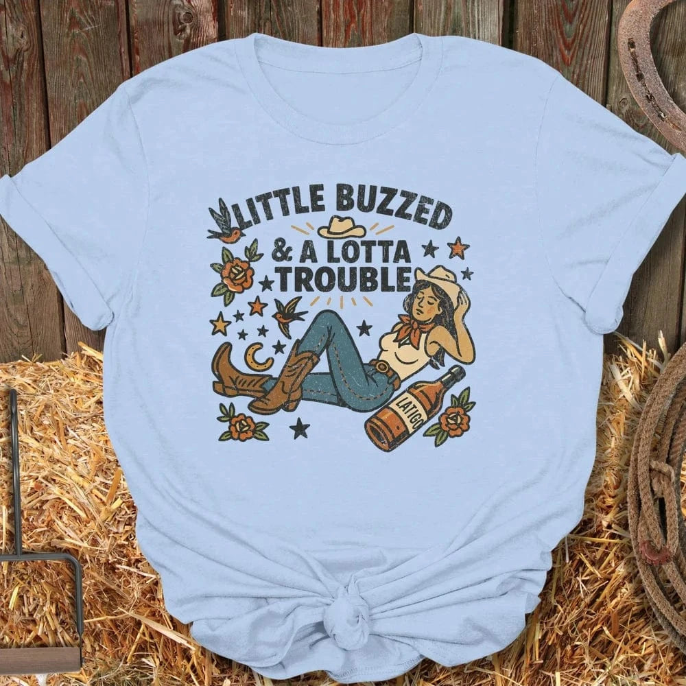 Latigo-Cowboy Authentics Light Blue / S Buzzed