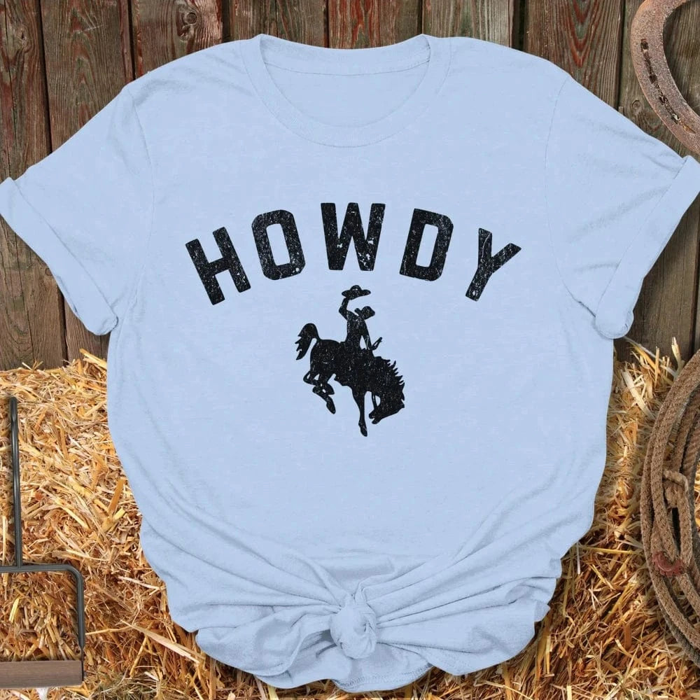 Latigo-Cowboy Authentics Light Blue / S Howdy