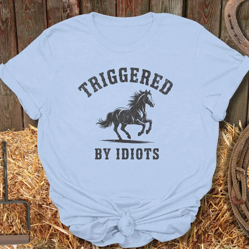 Latigo-Cowboy Authentics Light Blue / S Triggered Tee