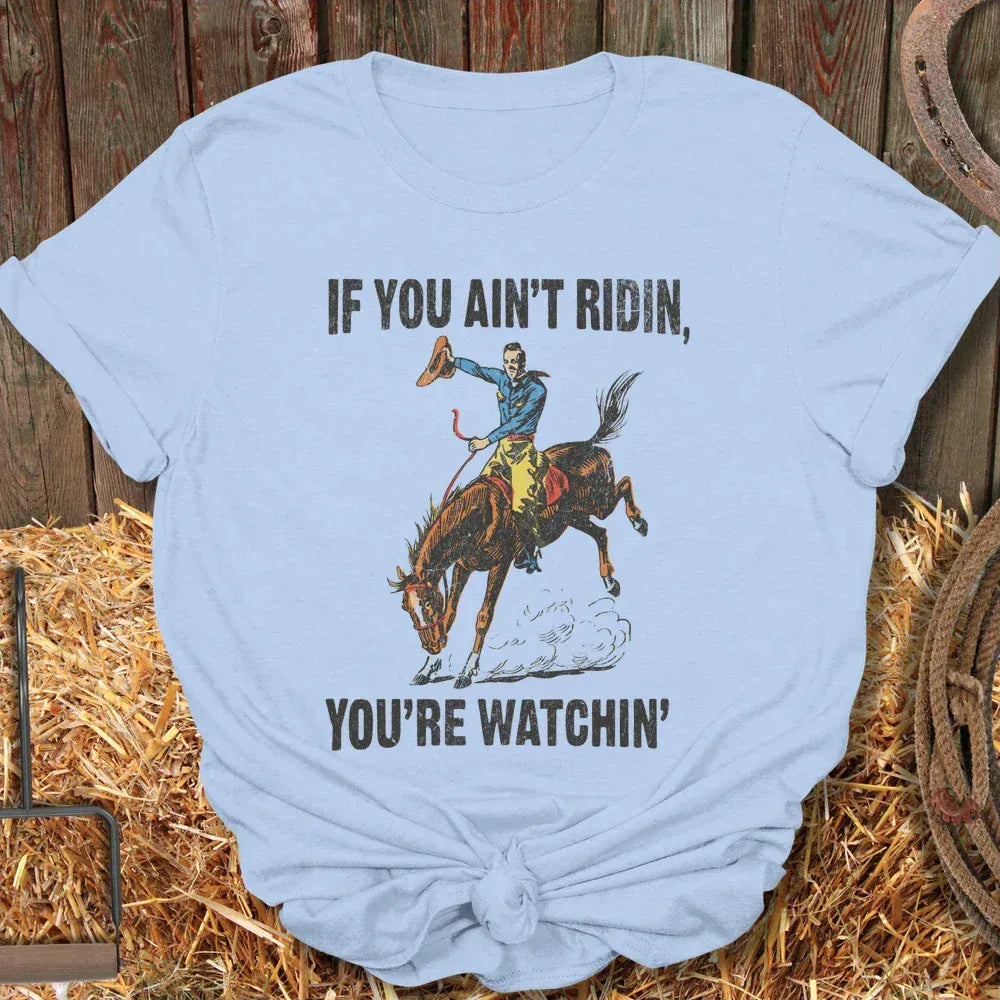 Latigo-Cowboy Authentics Light Blue / S Watching Tee