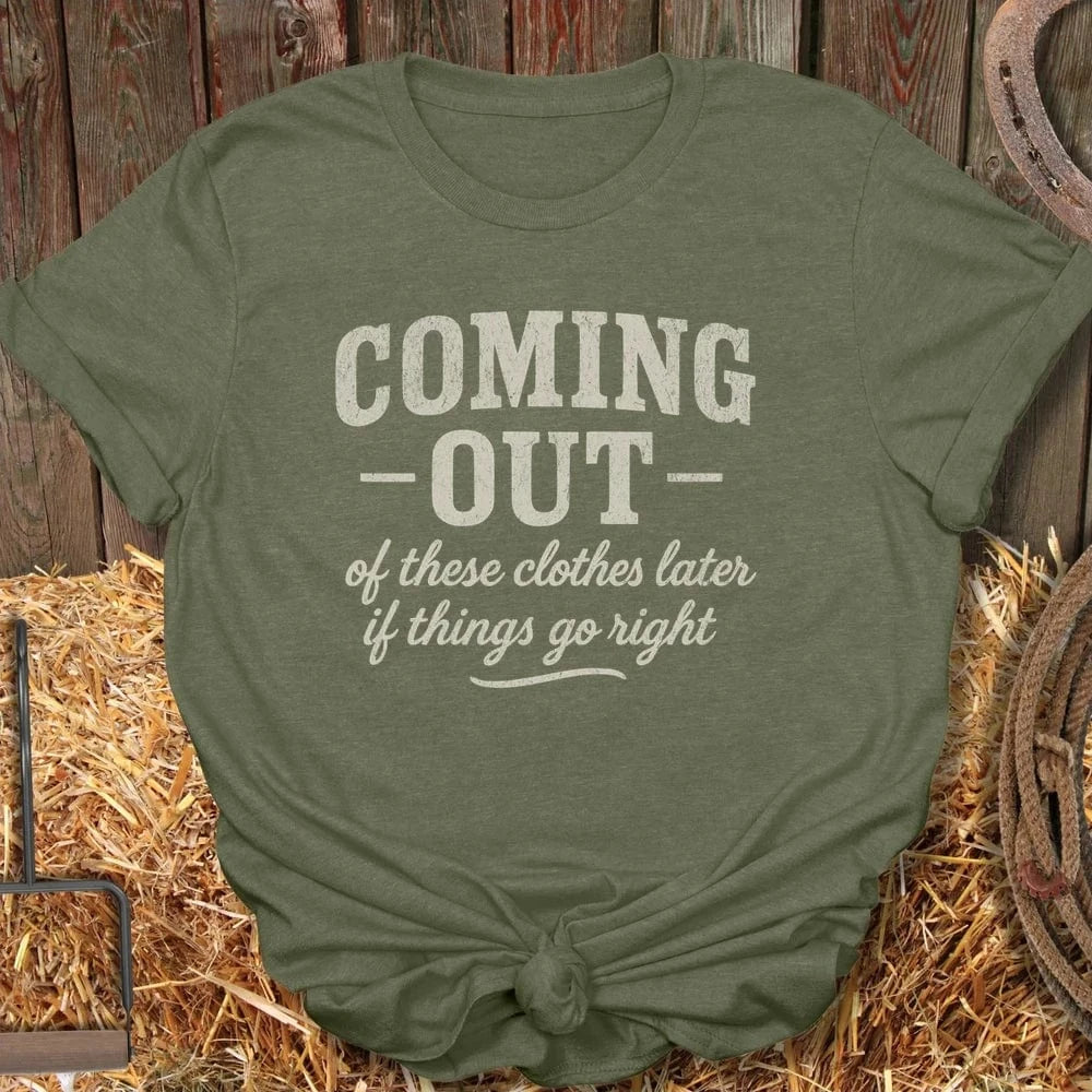 Latigo-Cowboy Authentics Military Green / S Coming Out Tee