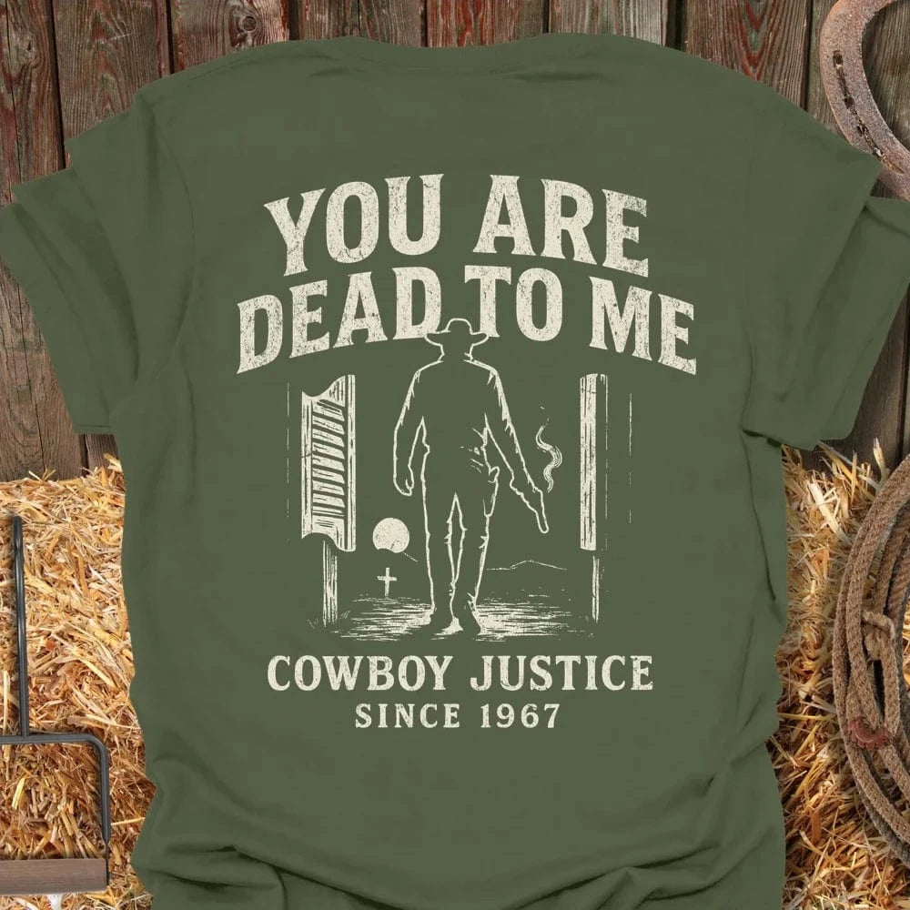 Latigo-Cowboy Authentics Military Green / S Dead Tee
