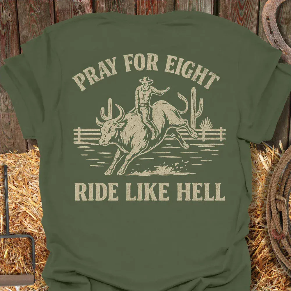 Latigo-Cowboy Authentics Military Green / S Pray Tee
