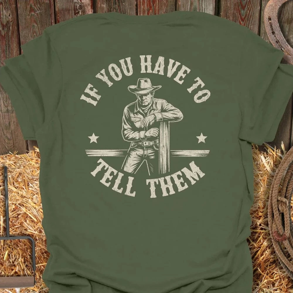 Latigo-Cowboy Authentics Military Green / S Tell