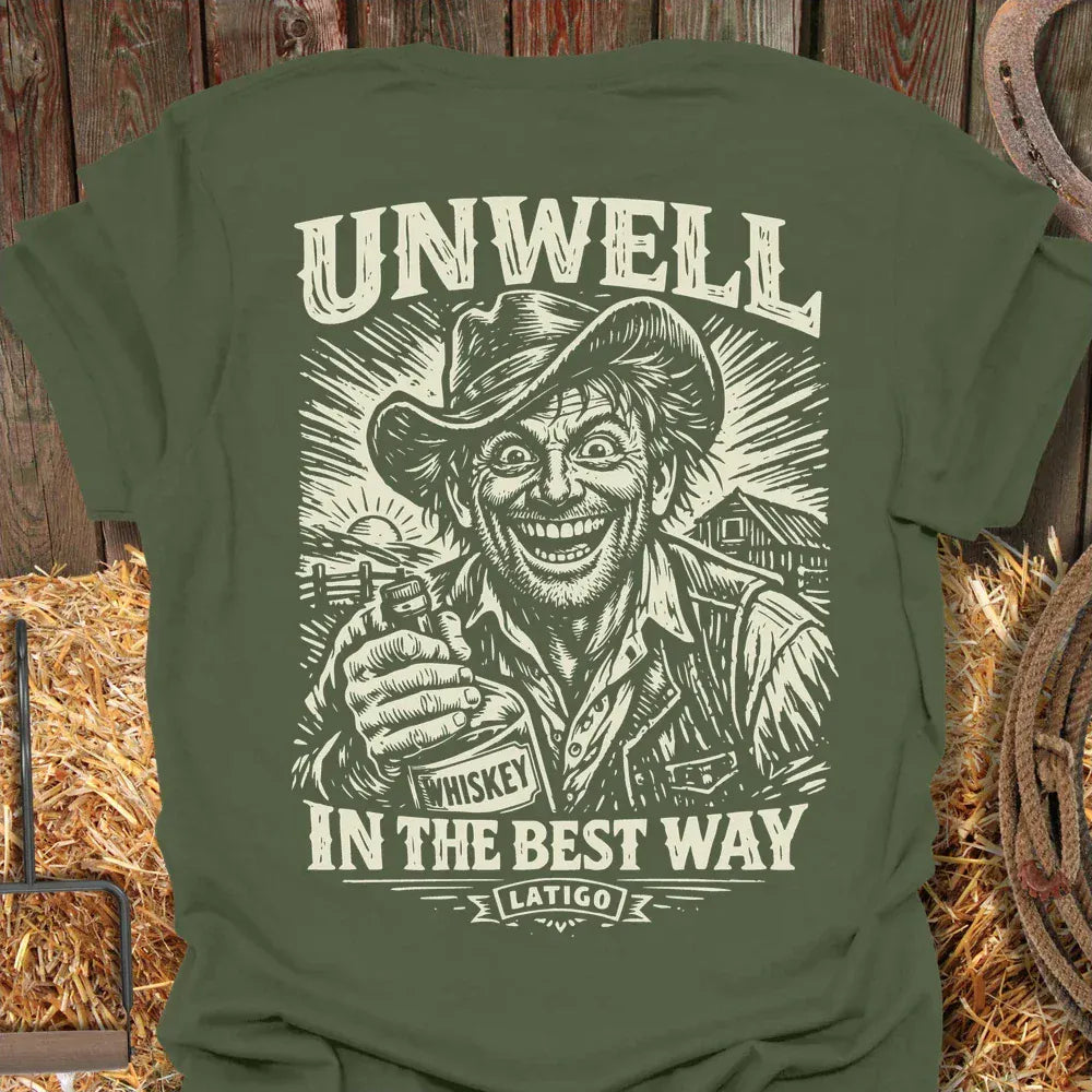 Latigo-Cowboy Authentics Military Green / S Unwell Tee