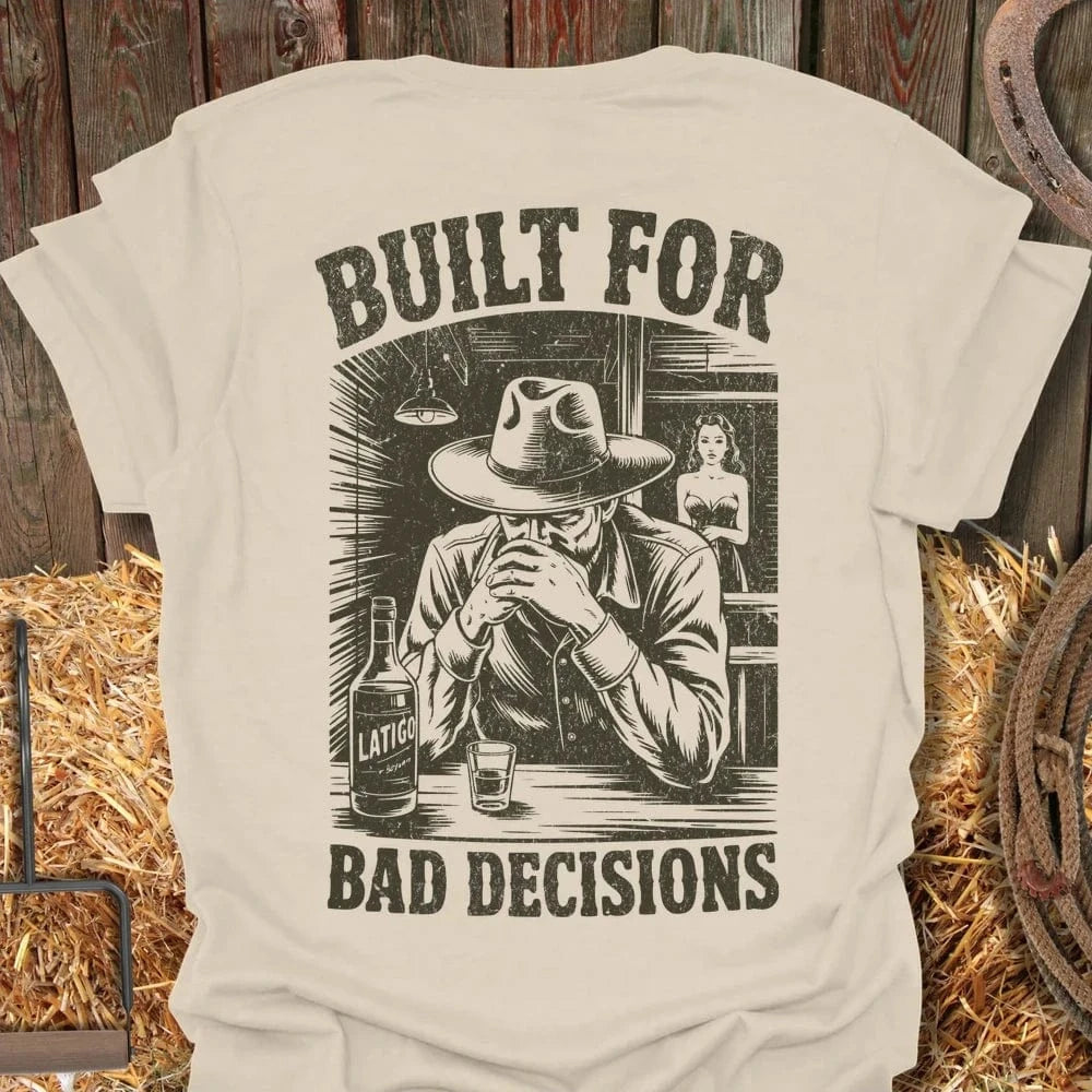 Latigo-Cowboy Authentics Natural / S Bad Decisions Tee