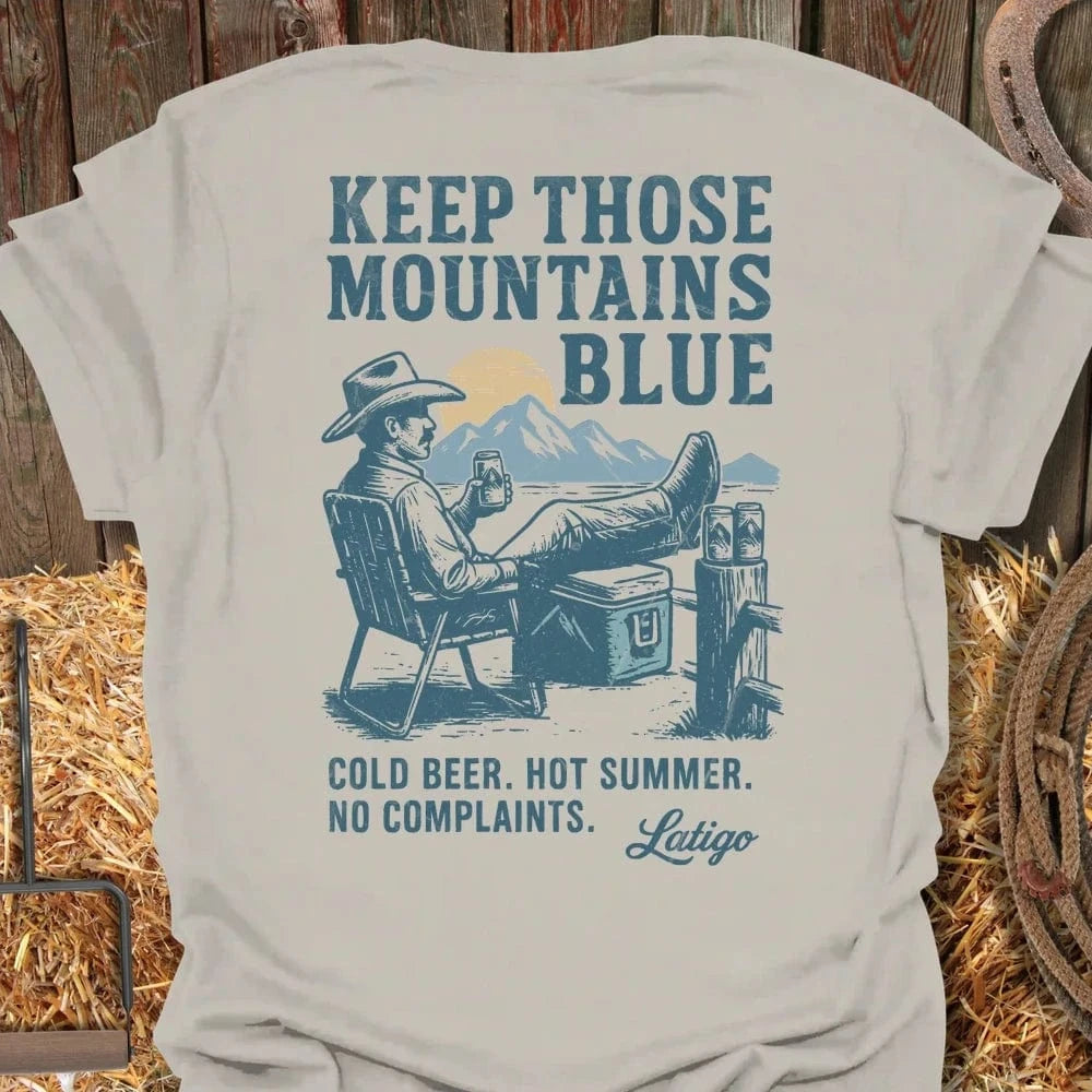 Latigo-Cowboy Authentics Natural / S Blue