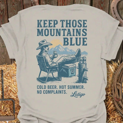 Latigo-Cowboy Authentics Natural / S Blue