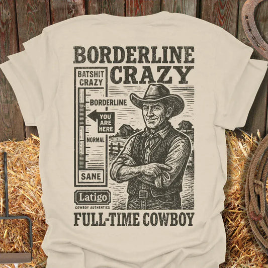 Latigo-Cowboy Authentics Natural / S Borderline Tee