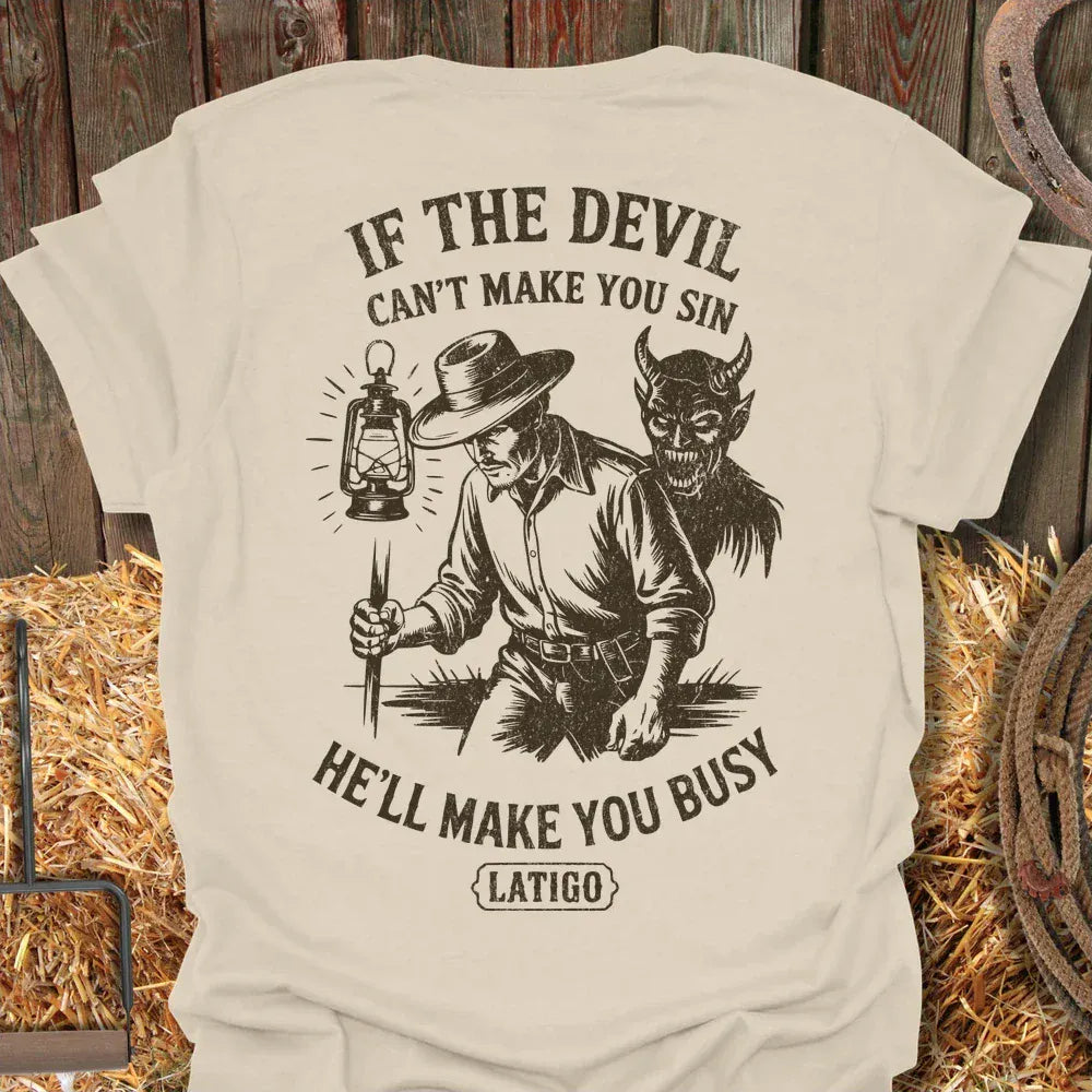 Latigo-Cowboy Authentics Natural / S Busy Tee