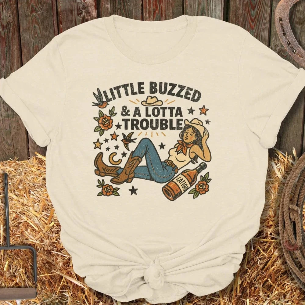 Latigo-Cowboy Authentics Natural / S Buzzed