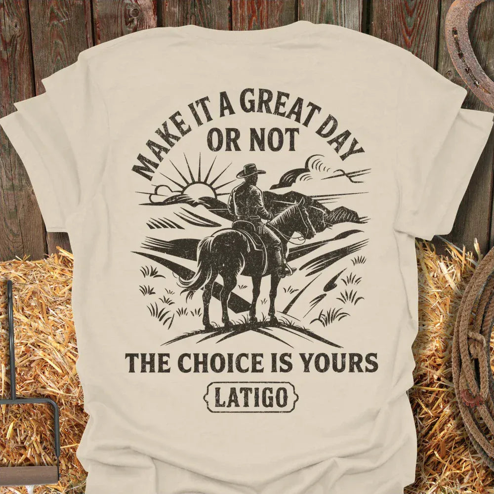 Latigo-Cowboy Authentics Natural / S Choices Tee