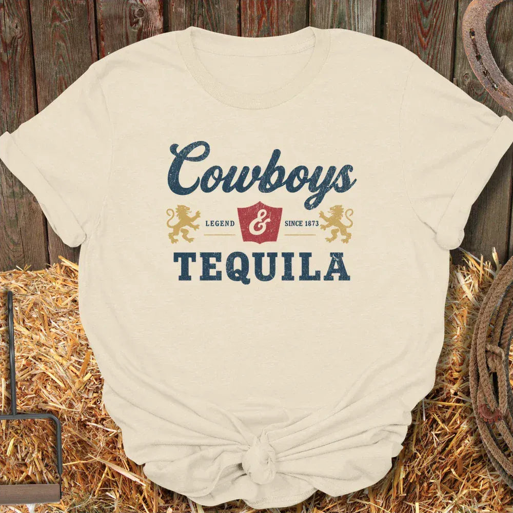 Latigo-Cowboy Authentics Natural / S Cowboys Tee