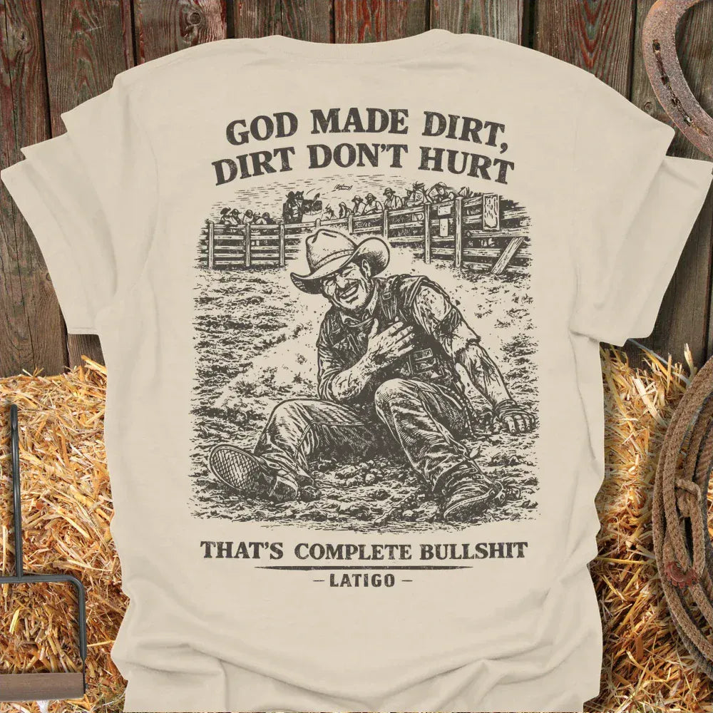 Latigo-Cowboy Authentics Natural / S Dirt Hurts Tee