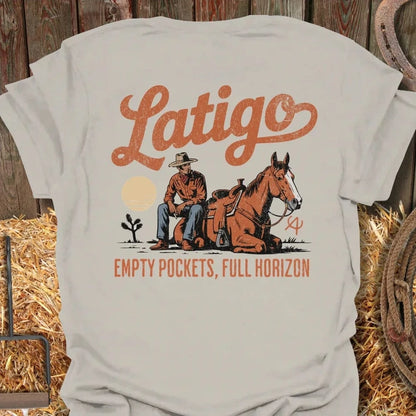 Latigo-Cowboy Authentics Natural / S Empty Pockets