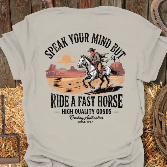 Latigo-Cowboy Authentics Natural / S Fast Horse