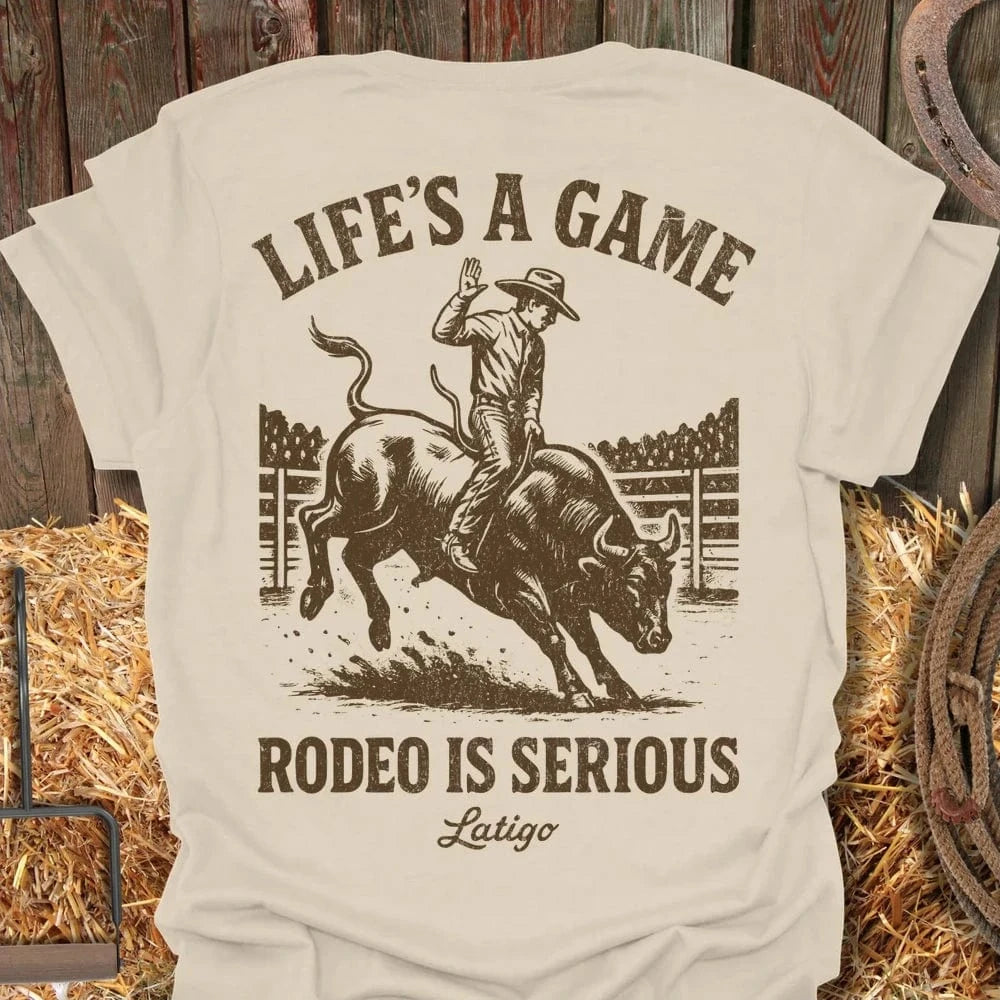 Latigo-Cowboy Authentics Natural / S Game Tee