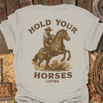 Latigo-Cowboy Authentics Natural / S Hold Tee