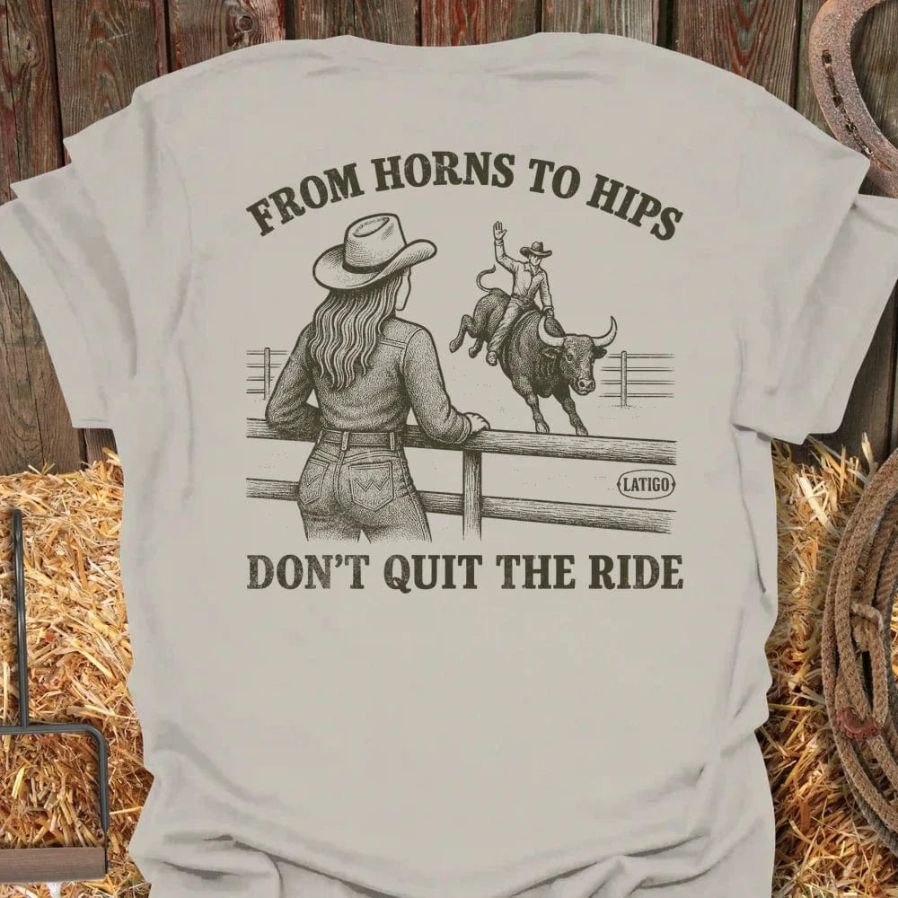 Latigo-Cowboy Authentics Natural / S Horns and Hips