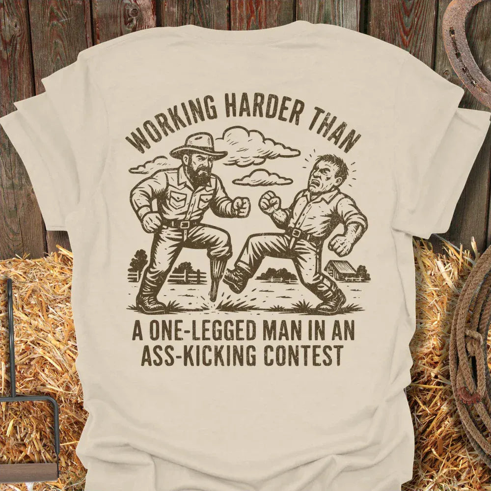 Latigo-Cowboy Authentics Natural / S One Leg Tee