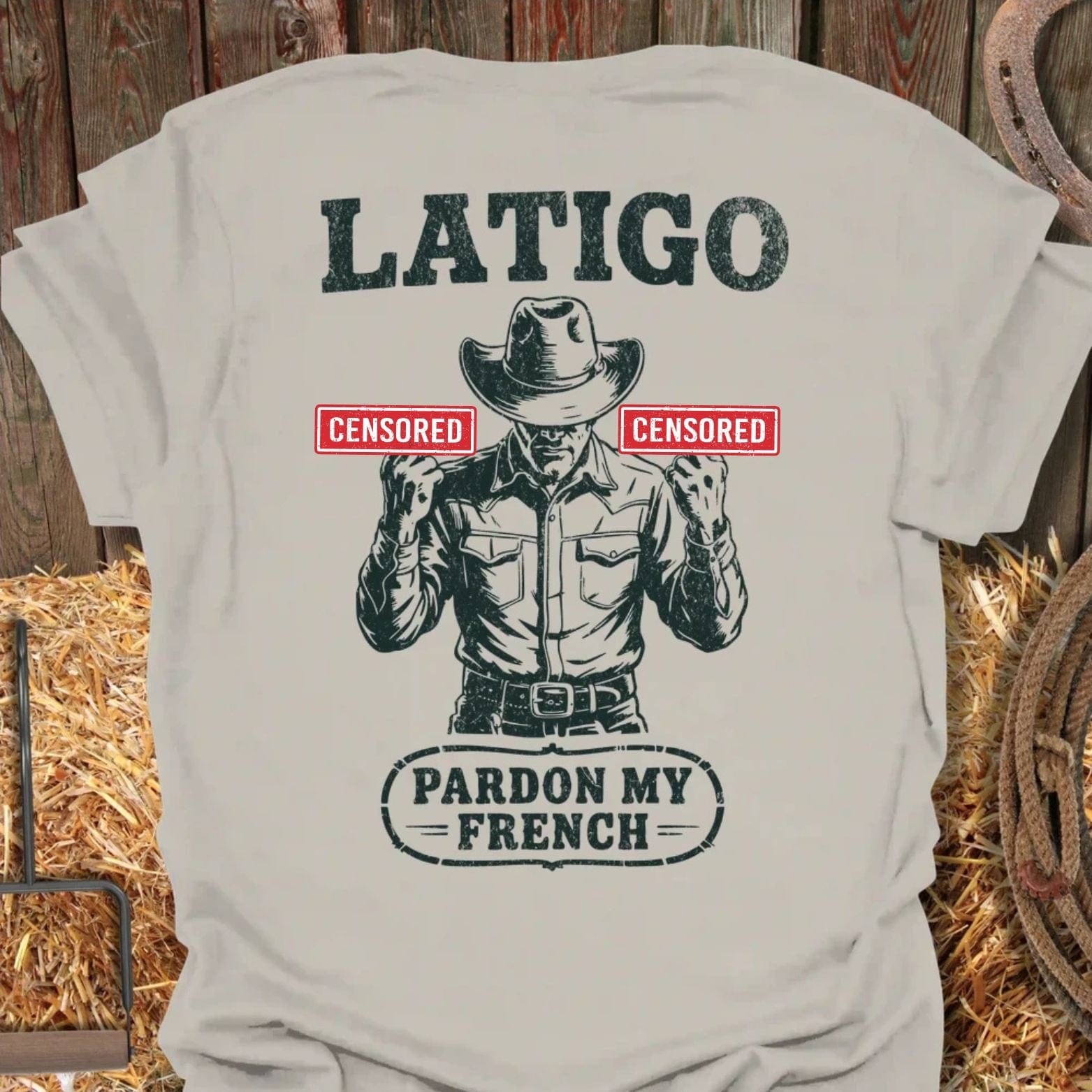 Latigo-Cowboy Authentics Natural / S Pardon
