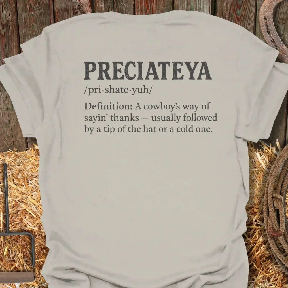 Latigo-Cowboy Authentics Natural / S Preciateya Tee