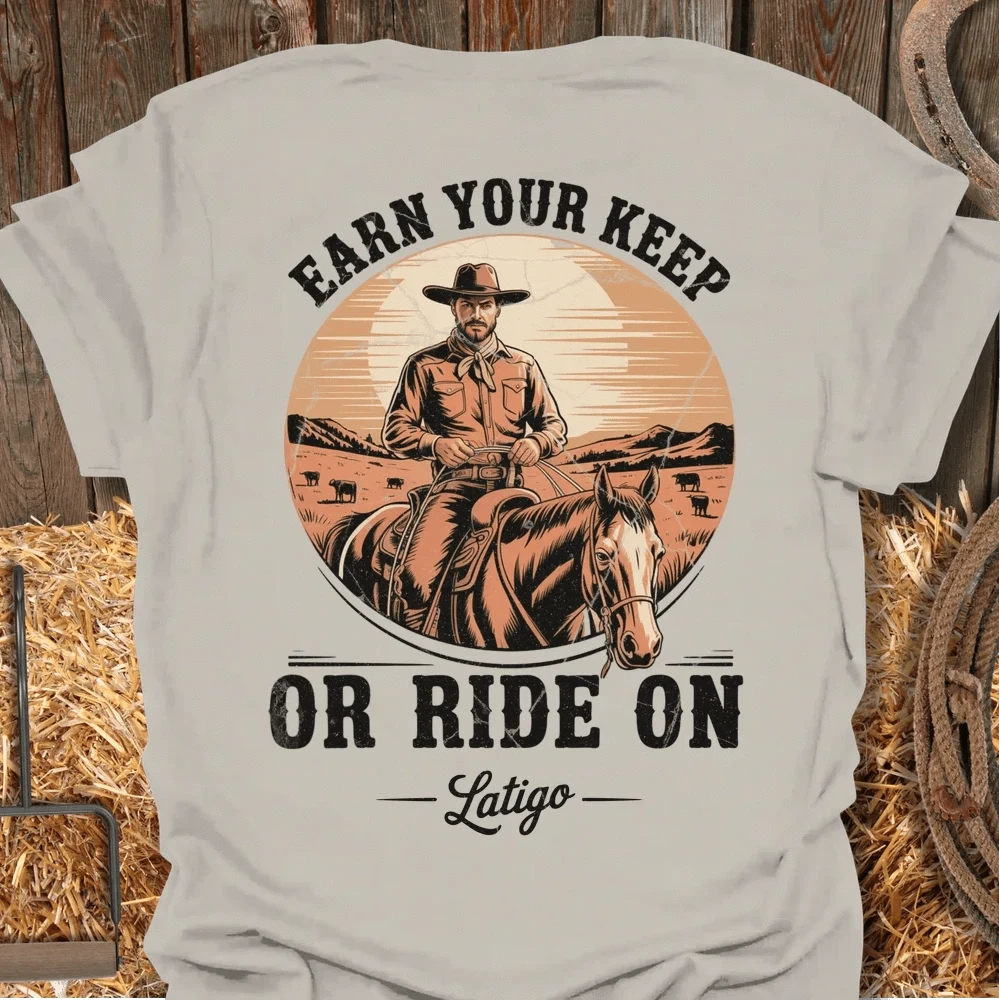 Latigo-Cowboy Authentics Natural / S Ride On