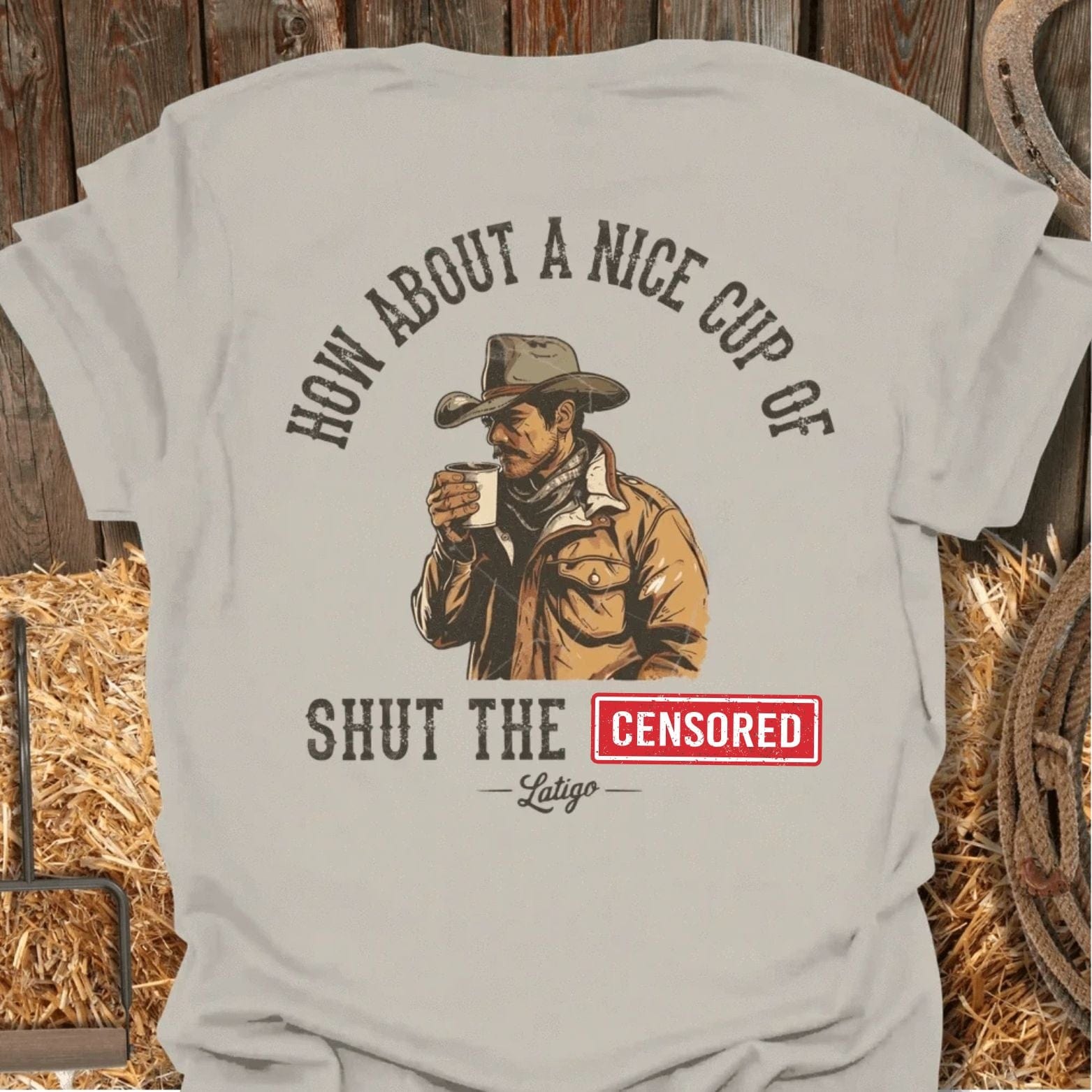 Latigo-Cowboy Authentics Natural / S Shut Up