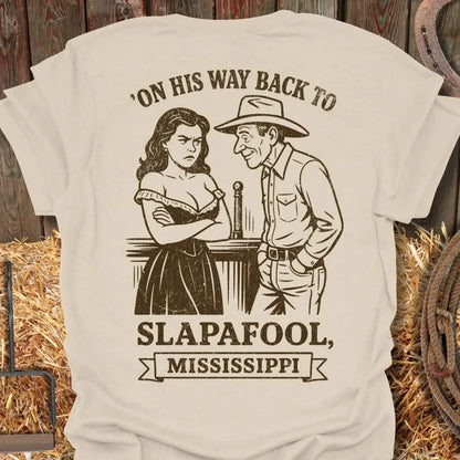 Latigo-Cowboy Authentics Natural / S Slapafool Tee