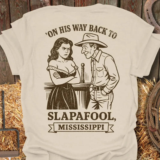 Latigo-Cowboy Authentics Natural / S Slapafool Tee