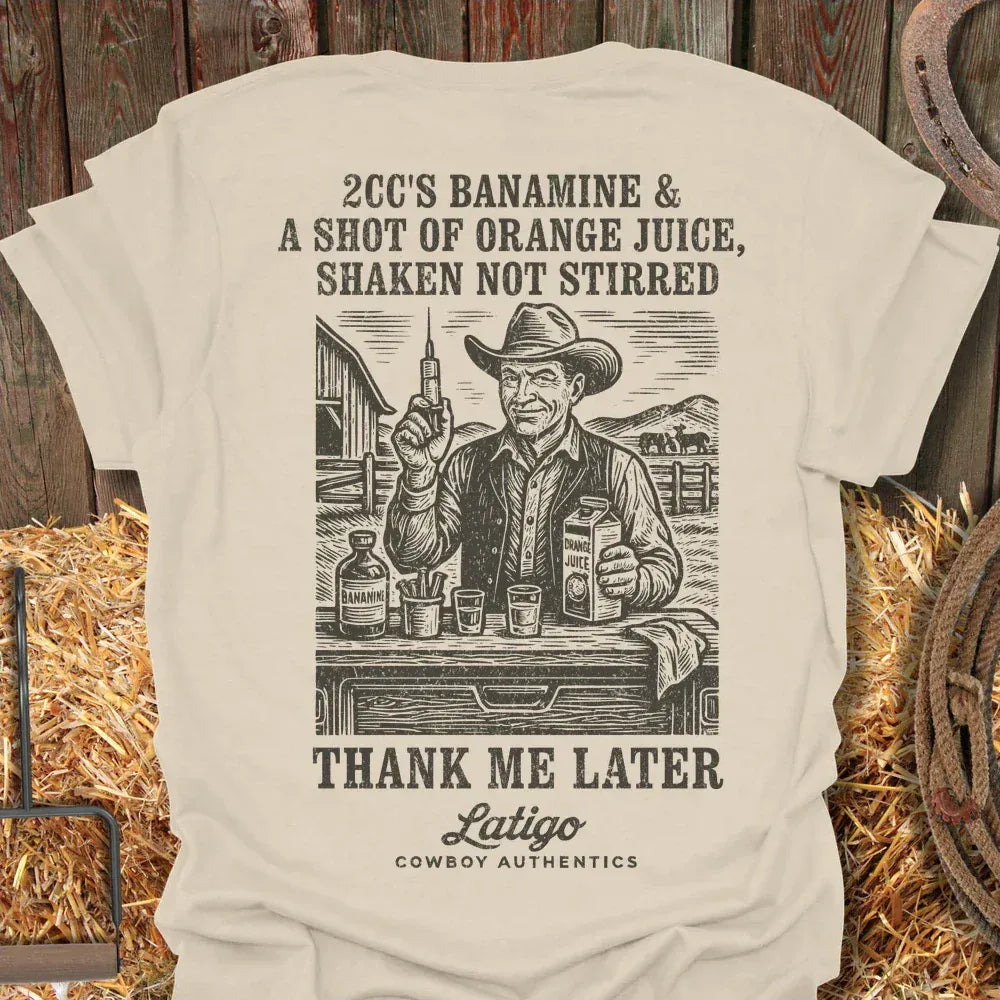 Latigo-Cowboy Authentics Natural / S The Cure Tee