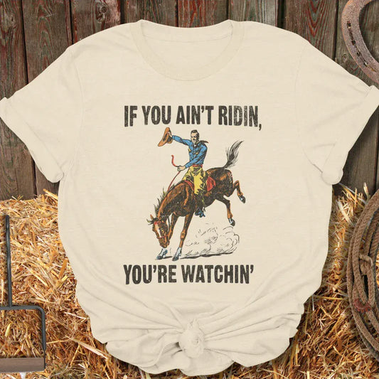 Latigo-Cowboy Authentics Natural / S Watching Tee