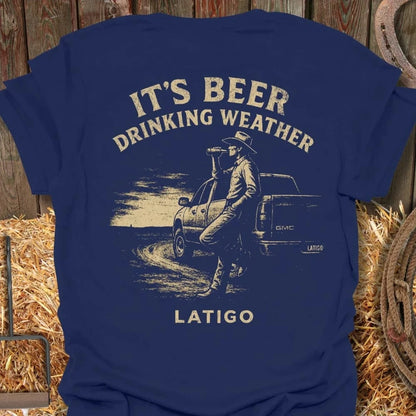 Latigo-Cowboy Authentics Navy / S Beer Tee