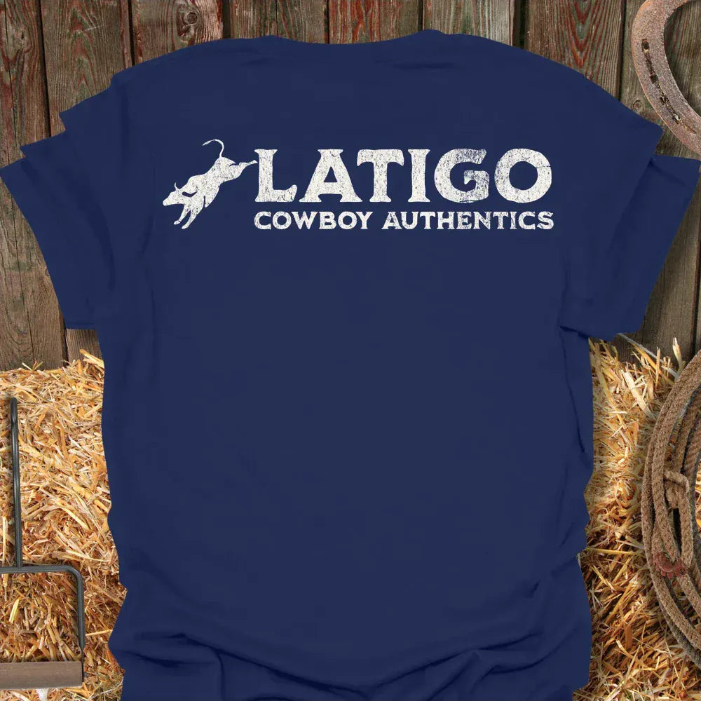 Latigo-Cowboy Authentics Navy / S Bullshirt Tee