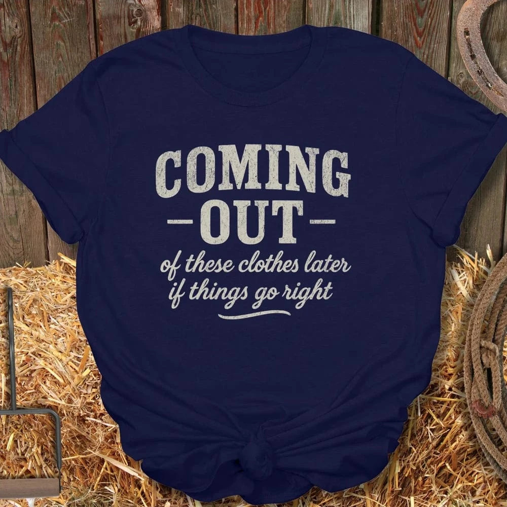 Latigo-Cowboy Authentics Navy / S Coming Out Tee