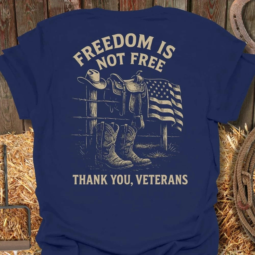 Latigo-Cowboy Authentics Navy / S Freedom Tee