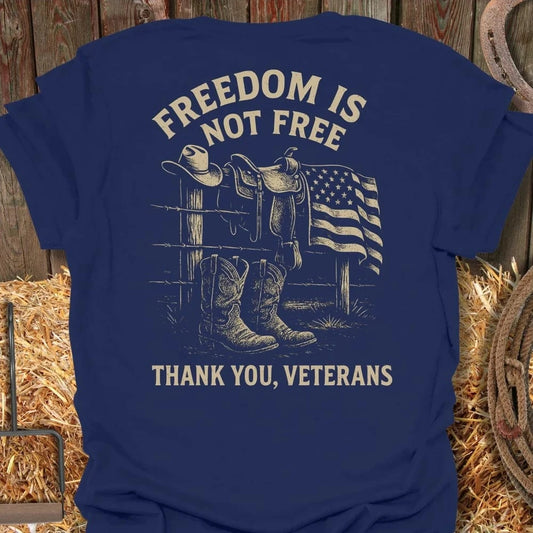 Latigo-Cowboy Authentics Navy / S Freedom Tee