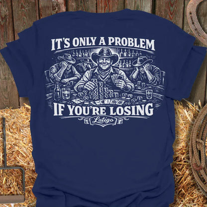 Latigo-Cowboy Authentics Navy / S Gambler Problem Tee