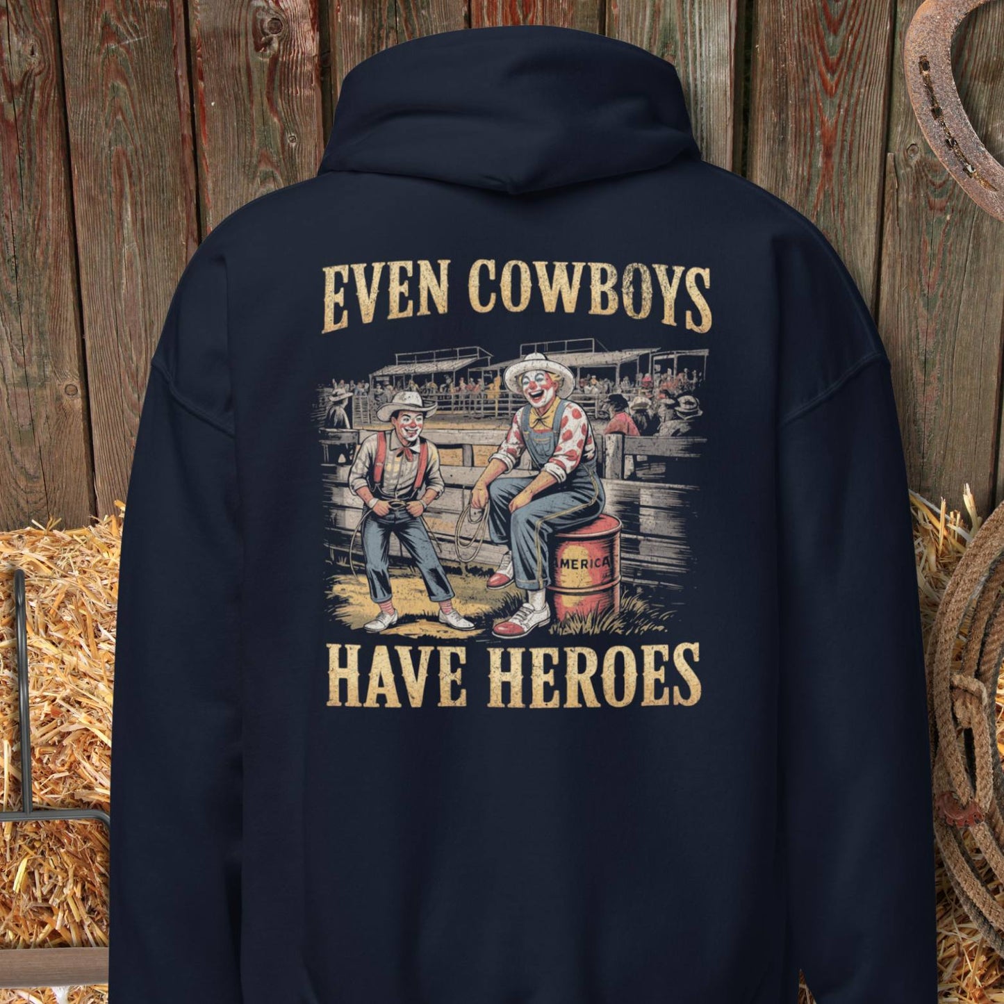 Latigo-Cowboy Authentics Navy / S Heroes Hoodie