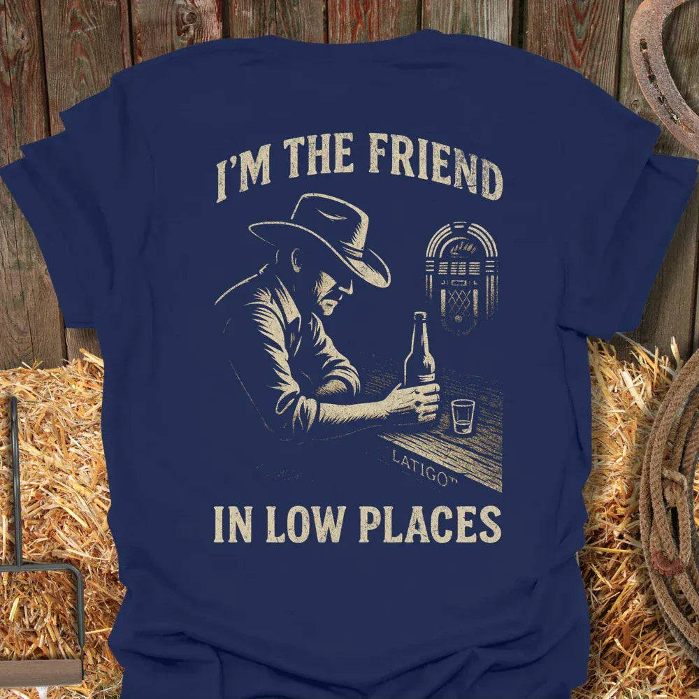 Latigo-Cowboy Authentics Navy / S Low Places Tee