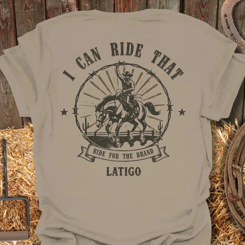 Latigo-Cowboy Authentics Sand / S Brand Tee